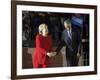 APTOPIX Campaign 2016 Obama Clinton-Pablo Martinez Monsivais-Framed Photographic Print