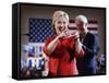 APTOPIX DEM 2016 Clinton-John Locher-Framed Stretched Canvas
