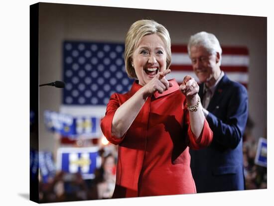 APTOPIX DEM 2016 Clinton-John Locher-Stretched Canvas