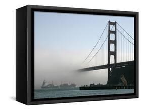 APTOPIX Golden Gate Fog-Eric Risberg-Framed Stretched Canvas