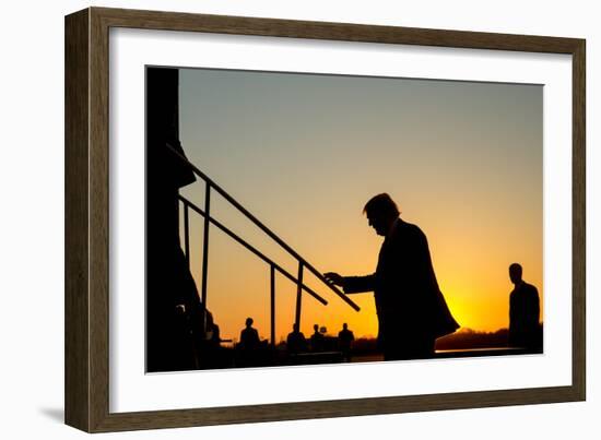 APTOPIX GOP 2016 Trump-Andrew Harnik-Framed Photographic Print