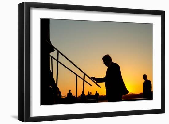 APTOPIX GOP 2016 Trump-Andrew Harnik-Framed Photographic Print