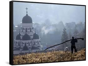 APTOPIX Moldova Daily Life-John Mcconnico-Framed Stretched Canvas
