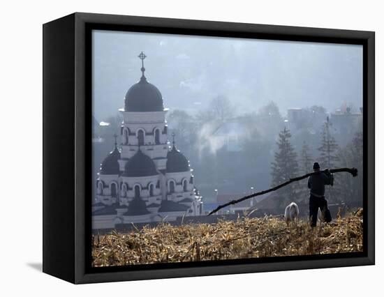 APTOPIX Moldova Daily Life-John Mcconnico-Framed Stretched Canvas