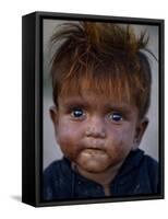 APTOPIX Pakistan Poverty Day-Anjum Naveed-Framed Stretched Canvas
