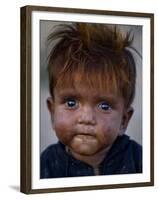 APTOPIX Pakistan Poverty Day-Anjum Naveed-Framed Premium Photographic Print