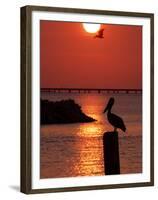 APTOPIX Pontchartrain Sunset-Ann Heisenfelt-Framed Premium Photographic Print