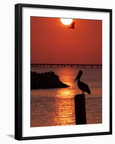 APTOPIX Pontchartrain Sunset-Ann Heisenfelt-Framed Photographic Print