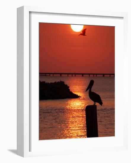 APTOPIX Pontchartrain Sunset-Ann Heisenfelt-Framed Photographic Print