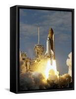 APTOPIX Space Shuttle-John Raoux-Framed Stretched Canvas