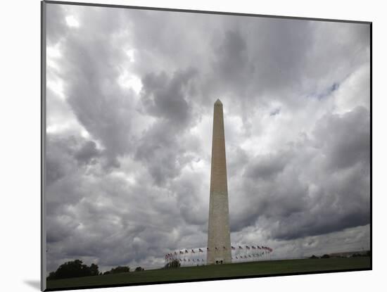 APTOPIX Washington Monument-Jacquelyn Martin-Mounted Premium Photographic Print