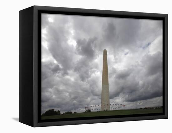 APTOPIX Washington Monument-Jacquelyn Martin-Framed Stretched Canvas