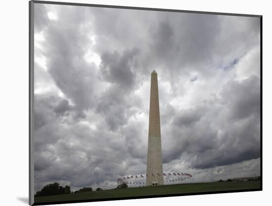 APTOPIX Washington Monument-Jacquelyn Martin-Mounted Photographic Print