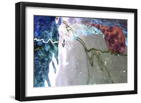 Aqua Abstract-Incredi-Framed Giclee Print