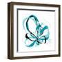 Aqua Bloom 2-Jan Weiss-Framed Art Print