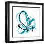 Aqua Bloom 2-Jan Weiss-Framed Art Print