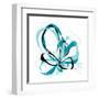 Aqua Bloom 2-Jan Weiss-Framed Art Print