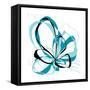 Aqua Bloom 2-Jan Weiss-Framed Stretched Canvas