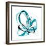 Aqua Bloom 2-Jan Weiss-Framed Art Print