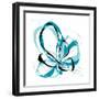 Aqua Bloom 2-Jan Weiss-Framed Art Print