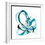 Aqua Bloom 2-Jan Weiss-Framed Art Print