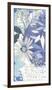 Aqua Bloom-Sandra Jacobs-Framed Giclee Print