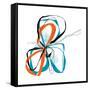 aqua Bloom-Jan Weiss-Framed Stretched Canvas