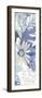 Aqua Blooms - Panel-Sandra Jacobs-Framed Art Print