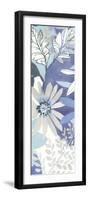 Aqua Blooms - Panel-Sandra Jacobs-Framed Art Print