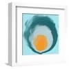 Aqua Blue Orange Elements-Irena Orlov-Framed Art Print
