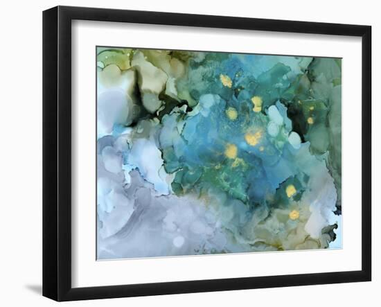 Aqua Brume I-Victoria Borges-Framed Art Print