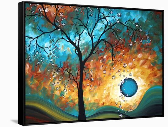 Aqua Burn-Megan Aroon Duncanson-Framed Stretched Canvas