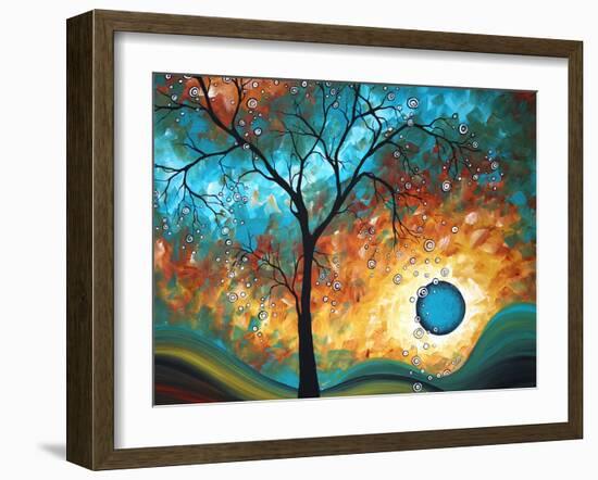 Aqua Burn-Megan Aroon Duncanson-Framed Art Print