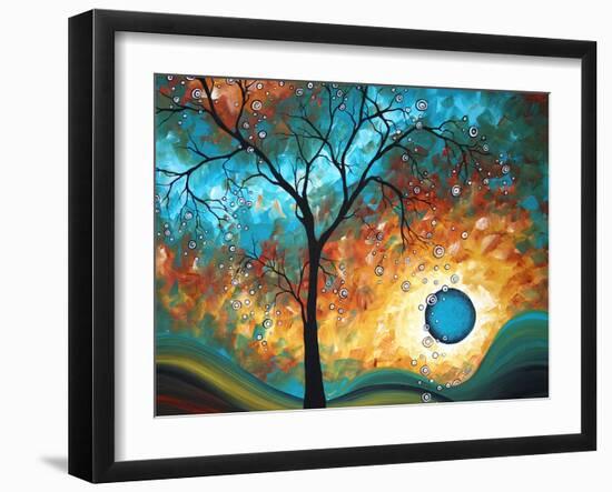 Aqua Burn-Megan Aroon Duncanson-Framed Art Print