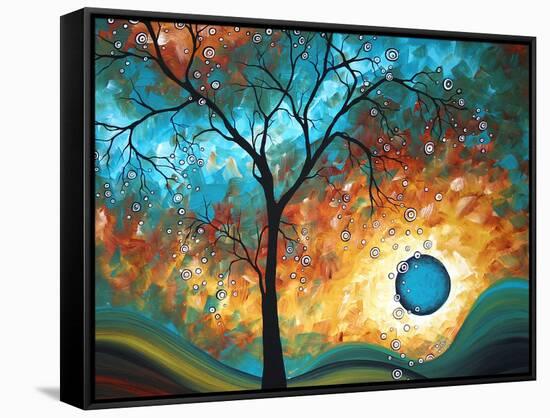 Aqua Burn-Megan Aroon Duncanson-Framed Stretched Canvas