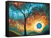 Aqua Burn-Megan Aroon Duncanson-Framed Stretched Canvas