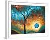 Aqua Burn-Megan Aroon Duncanson-Framed Art Print