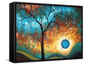 Aqua Burn-Megan Aroon Duncanson-Framed Stretched Canvas