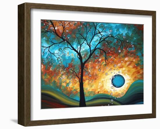 Aqua Burn-Megan Aroon Duncanson-Framed Art Print