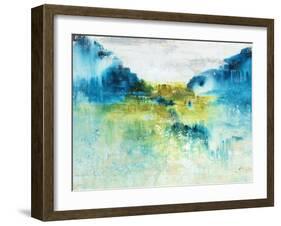 Aqua Cascade-Alexys Henry-Framed Giclee Print