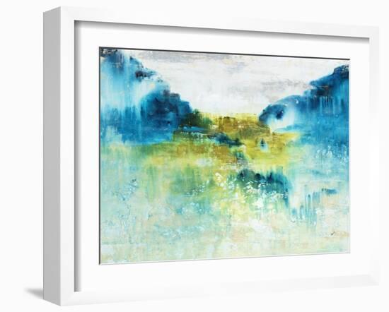 Aqua Cascade-Alexys Henry-Framed Giclee Print