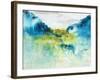 Aqua Cascade-Alexys Henry-Framed Giclee Print