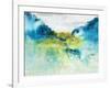 Aqua Cascade-Alexys Henry-Framed Giclee Print