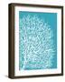 Aqua Coral II-Sabine Berg-Framed Art Print