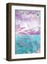 Aqua Dolphin-Alixandra Mullins-Framed Art Print