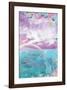 Aqua Dolphin-Alixandra Mullins-Framed Art Print