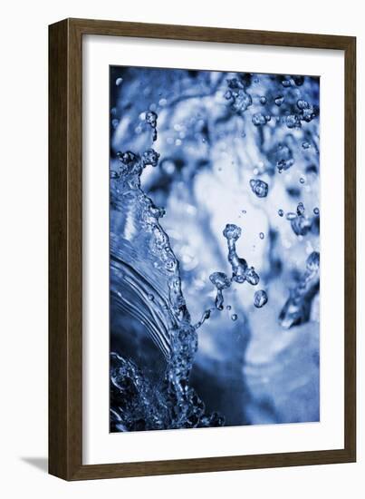 Aqua Droplets 1-Marcus Prime-Framed Photographic Print