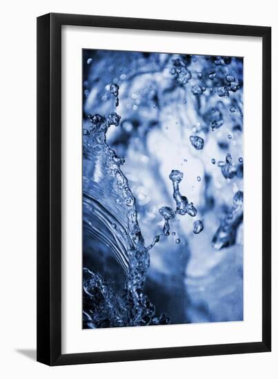 Aqua Droplets 1-Marcus Prime-Framed Premium Photographic Print