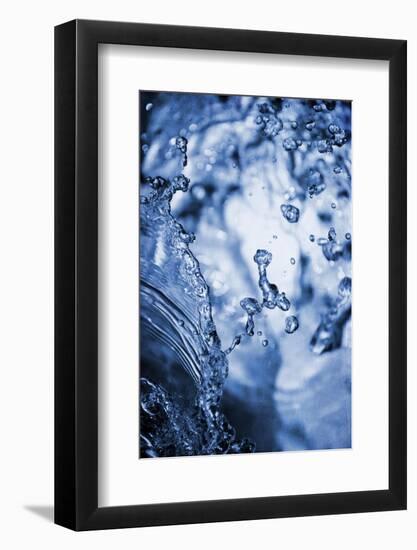 Aqua Droplets 1-Marcus Prime-Framed Photographic Print