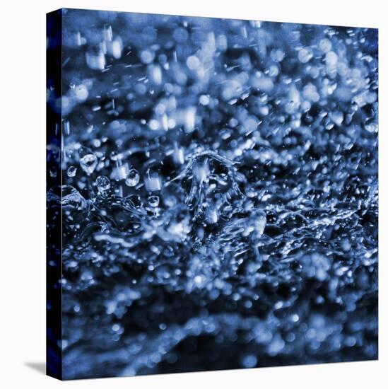 Aqua Droplets 2-Marcus Prime-Stretched Canvas